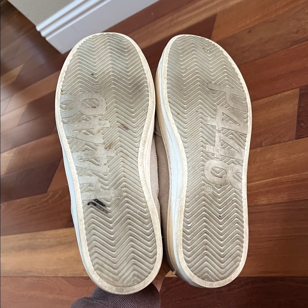 P448 John Softy Low Top White Glitter Sneaker Sz 41 Designer Leather Italy - Picture 8 of 12